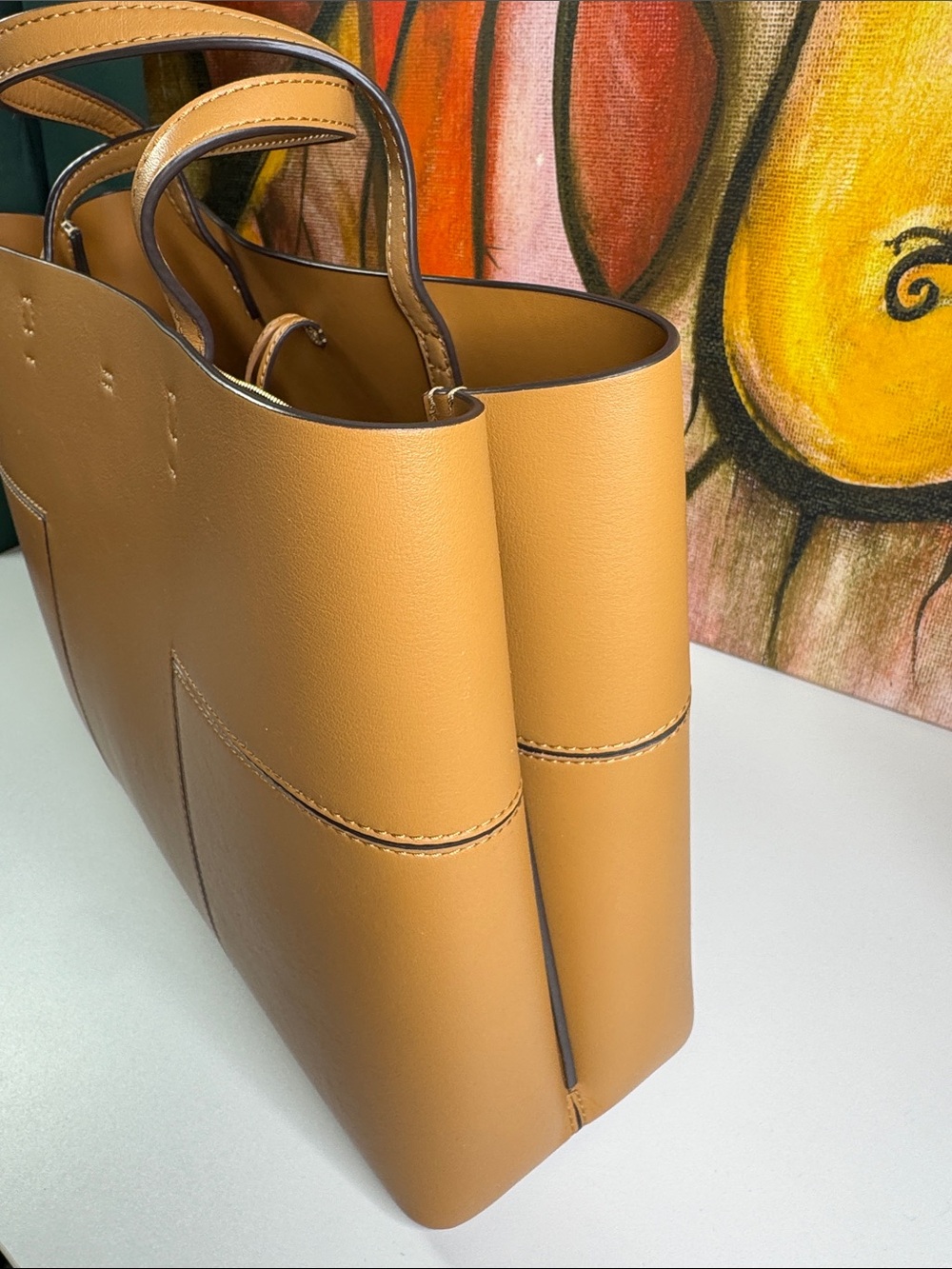 Tory Burch leather tote bag - Picture 7 of 9